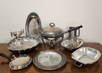 Collection Of Silver Plate Articles   #94