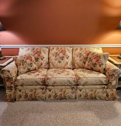 Clayton Marcus Floral Three Cushion Sofa - Excellent Condition #89