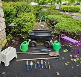 Garden Dump Cart By Gorilla Carts And Other Garden Tools  #156