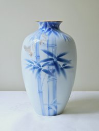 Beautiful Fukagawa Porcelain Vase 10 Inch (Marked) #3