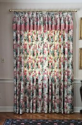 Beautiful Custom Made 2-Piece Floral Print Drapes Panels #23