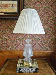 Beautiful Clear Crystal Table Lamp 29 Inch  #38