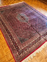 Bidjar India Had Knotted Rug Pure Wool Pile 7' X 10' Please View All Photos For The Condition Information #95