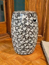 Beautiful Hand Painted Japanese Porcelain Floral Garden Stool #107