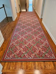 Stark Modern Wide Runner Rug With Floral Design 275' X 72'  #113