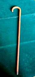 31.5' Wood Walking Stick With Sterling Silver Decoration #22