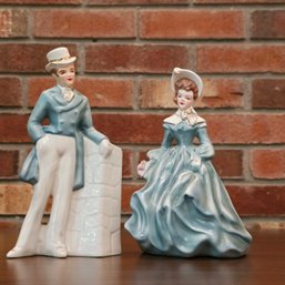 Pair Of Vintage Florence Ceramics Figurines  #28/1