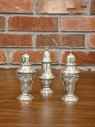 Gorham Sterling Silver Chantilly Salt & Pepper Shakers #35