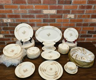 Vintage Discontinued Lenox Harvest Pattern China Total Piece 76. #39