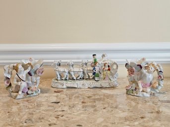 Lot Of Three Porcelain Capodimonte Collectible Figurines #20