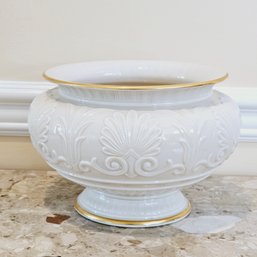 Beautiful Gold Trim Lenox Planter #27