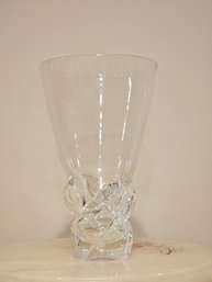 Steuben Art Glass Crystal Vase 11#131