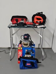 Lot Of Power Tools, Bag And Folding Table #189