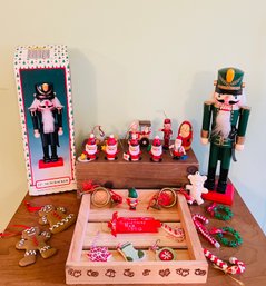 Vintage Christmas Ornaments And Nutcracker #357