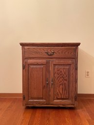 Vintage Wooden Server/cabinet 34'H X 29'W X 17'D  #114