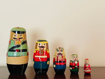 Nutcracker Collectible Matryoshka Wooden Nesting Dolls #9