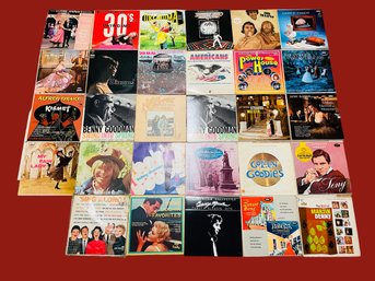 Lot Of 29 Vinyl Records From Mid Centuries  #372