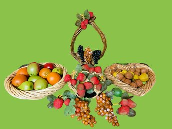 Lot Of Various Artificial Realistic Decorative Fruits   #378