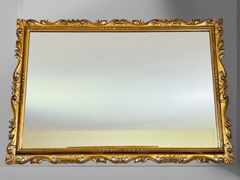 37 X 52.5 Antique Gold Giltwood Frame Large Wall Mirror  #99