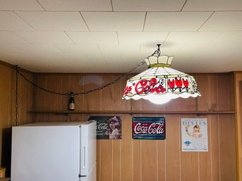 Vintage Coca Cola Plastic Hanging Lamp #328