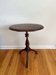 Mahogany Oval Tilt Top Table #60