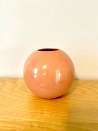 Mid Century Modern Pastel Pink Round Vase United Glendale Arizona #54