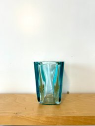 Mid-Century Art Glass Vase 8.5' #75