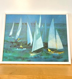 19.5 X 24 Camille Hilaire (1916 - 2004) Art Signed And Framed #110