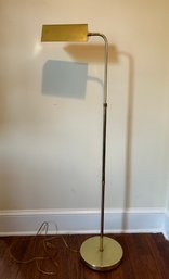 Mid Century Modern Adjustable Brass Pharmacy Floor Lamp #146