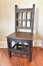 Medieval Spanish Era Gothic Revival Accent Chair #149