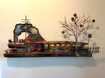 Curtis Jere Style Metal Wall Art Sculpture #151