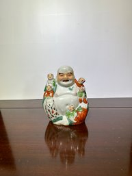 Vintage Chinese Happy Buddha With Children  6' Inch #155