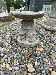 10' Tall Bird Bath- Frogs. #404