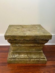 Sculpted Art Deco Sandstone Pedestal 12'H X 16'W Looks Like Concrete But Is Much Lighter #401