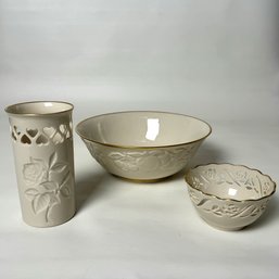 Vintage Lenox Bowls And Vase #2