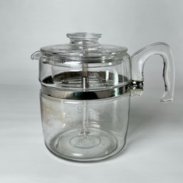 Vintage Pyrex Glass Flameware Coffee Pot #28