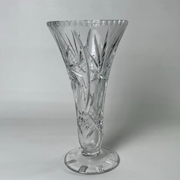 13'tall Vintage Crystal Vase #81