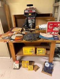 Sears Craftsman 113.19772 10' Radial Arm Saw Fully Operational Lots Of Saw Blades #203