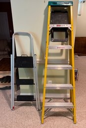 Werner 6ft Fiberglass Ladder And Aluminum Ladder #205