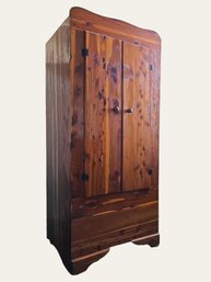 Antique Two Door Cedar Wardrobe #245