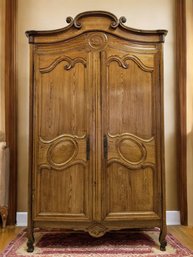 Antique French Louis XV Walnut Marquetry Wardrobe C 1750 #144