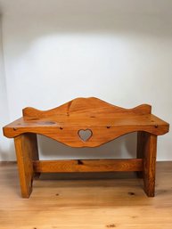 Lovely Wooden Bench 23'H X 36'W X 12'D