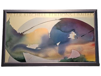 Peter Kitchell Lithographic Poster Framed 23.5 X 36 #12