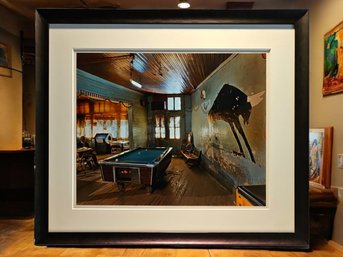 22 X 25.5 Rare Fine Print Birney Imes Riverside Lounge Shaw 1986 Matted And Framed #9