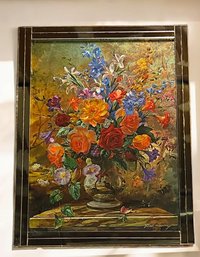 Beautiful Painting By Albert Williams Signed And Framed In Mirror Framing 18 X 14  #40