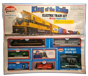 Sealed Vintage Model Power King Of The Rails Electric Train Set HO Scale #57