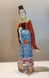 Vintage Chinese Porcelain Statue/Figurine 14.5' Tall #111