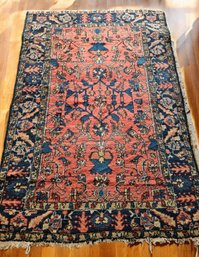 5' X 3' Antique Persian Handmade Rug  #1