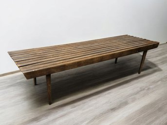 Mid Century/Vintage Wooden Bench #3