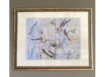 Signed Art Print Of Birds By Sofi Taylor 32 X 40